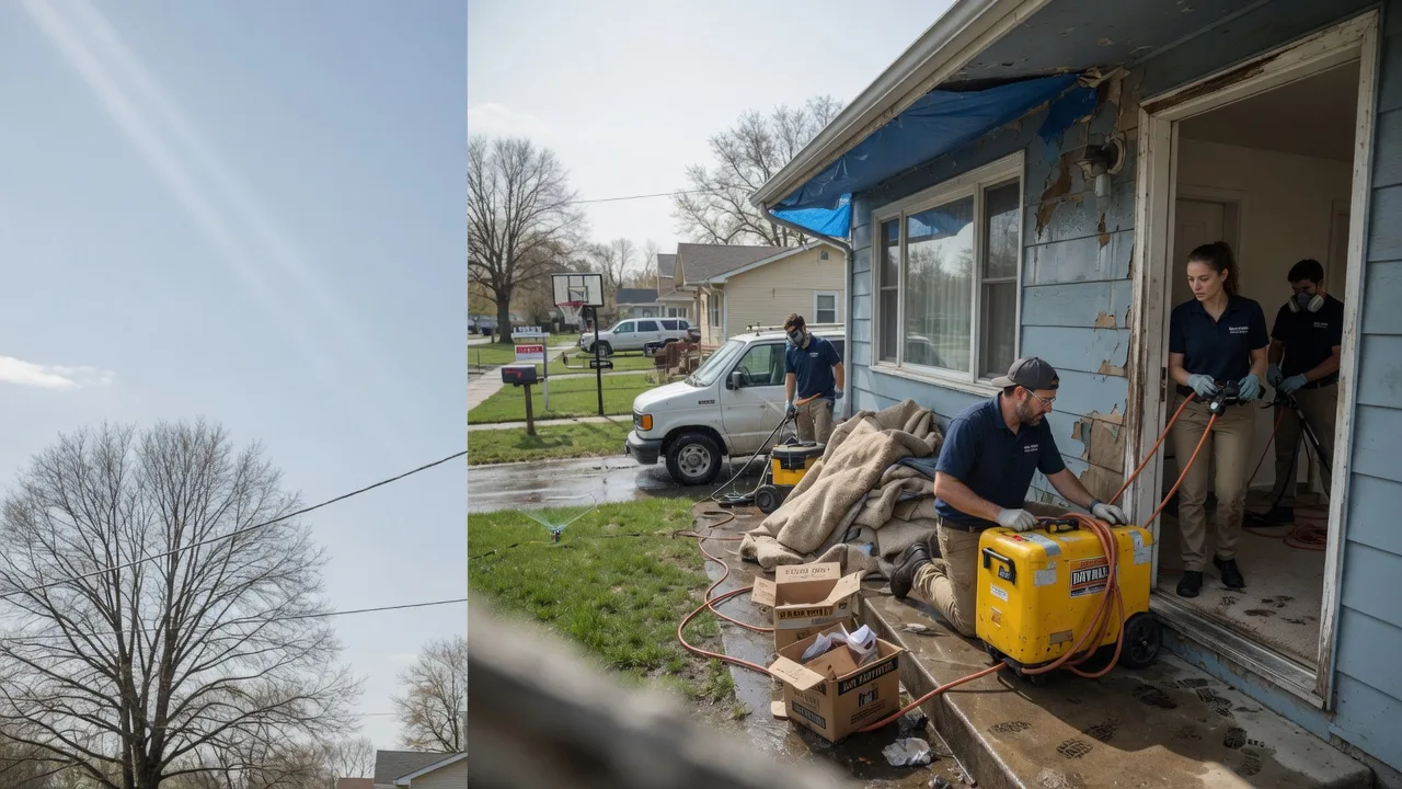 Basement Flood Cleanup in Moscow, IA near me